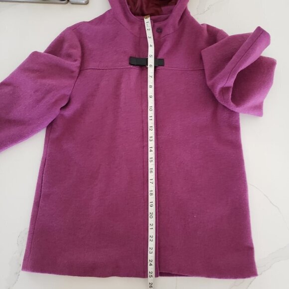 POUR FEMME Purple spring jacket coat Kids Youth Girls Size Large - Picture 7 of 9